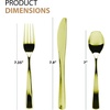 image:image240 Pieces Pre Rolled Cutlery And Napkins Set with Heavy Duty Full Size Polished Gold Cutlery 60 Forks 60 Knives 60 Spoons In Rolled Napkins for Weddings Parties And EventsGold