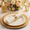 image:image400 White Dinner Napkins 2Ply  Eight Fold  165X15  Dinner Napkins Disposable Guest Bathroom Essentials Perfect For Wedding Bridal Shower Napkins And Party Napkins Bulk2400 Count