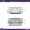 image:image8x8 Aluminum Pans With Lids 20 Pack 8 Inch Foil Pans With Covers  Cake Pans  Aluminum Square Pans With Lids  Disposable Food container  great For Cake Baking Cooking Freezing Prepping FoodPans W Lids