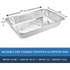 image:imageAluminum Deep Foil Pans Full Size Large Disposable Roasting amp Baking Pan 21x13 20 Pack Extra Heavy Duty Chafing Trays for Hotels Restaurants Caterers Steam Table Buffets amp Bakeware50 pack