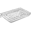 image:imageAluminum Foil Broiler Pans Grill Liners 200 Pack Sheet Pans for Oven Roasting Rack Disposable Aluminum Trays with Ribbed Surface for BBQ1