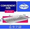 image:imageAluminum Foil Broiler Pans Grill Liners 200 Pack Sheet Pans for Oven Roasting Rack Disposable Aluminum Trays with Ribbed Surface for BBQ200