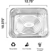 image:imageAluminum Pans Half Size 9X13 Extra Heavy Duty Disposable Foil Pans For Baking 30 Pack Roasting amp Chafing Deep Tin Foil Bakeware Steam Table Tray Cookware Food Prepping Cake amp Oven Pan10 Pack