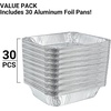 image:imageAluminum Pans Half Size 9X13 Extra Heavy Duty Disposable Foil Pans For Baking 30 Pack Roasting amp Chafing Deep Tin Foil Bakeware Steam Table Tray Cookware Food Prepping Cake amp Oven Pan30 Pack