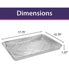 image:imageAluminum Pans Half Size Textured Cookie Sheet 15 Count Durable Nonstick Baking Sheets 1587 x 11  Sheet Pan Baking Tray Cookie Sheets Foil pans Foil trays Sheet Baking PansHalf Size  100 Count