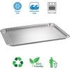 image:imageAluminum Pans Half Size Textured Cookie Sheet 15 Count Durable Nonstick Baking Sheets 1587 x 11  Sheet Pan Baking Tray Cookie Sheets Foil pans Foil trays Sheet Baking PansHalf Size  15 Count  Textured