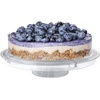 image:imageCake Stand with Dome Cover 6in1 MultiPurpose Use Cake Stand with Lid Serving Platter Punch Bowl Desert Platter and More BPA Free1