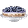 image:imageCake Stand with Dome Cover 6in1 MultiPurpose Use Cake Stand with Lid Serving Platter Punch Bowl Desert Platter and More BPA Free6