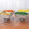 image:imageFull Size 39Pcs Disposable Chafing Buffet Set with 6hr Fuel Cans Covers Serving Utensils  Premium Chafing Dish Set for Catering Events and Parties  Complete Food Warmer Party Serving Kit24 Pcs Set