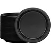 image:imageGold Solid Color Premium Heavy Weight Plastic Dinner Plate 9 50 Count  Elegant amp Durable Perfect for Parties amp EventsBlack