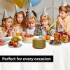 image:imageGold Solid Color Premium Heavy Weight Plastic Dinner Plate 9 50 Count  Elegant amp Durable Perfect for Parties amp EventsGold