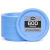 image:imageGold Solid Color Premium Heavy Weight Plastic Dinner Plate 9 50 Count  Elegant amp Durable Perfect for Parties amp EventsLight Blue