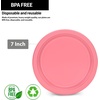 image:imageGold Solid Color Premium Heavy Weight Plastic Dinner Plate 9 50 Count  Elegant amp Durable Perfect for Parties amp EventsPink