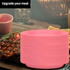image:imageGold Solid Color Premium Heavy Weight Plastic Dinner Plate 9 50 Count  Elegant amp Durable Perfect for Parties amp EventsPink
