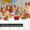 image:imageGold Solid Color Premium Heavy Weight Plastic Dinner Plate 9 50 Count  Elegant amp Durable Perfect for Parties amp EventsRed