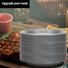 image:imageGold Solid Color Premium Heavy Weight Plastic Dinner Plate 9 50 Count  Elegant amp Durable Perfect for Parties amp EventsSilver