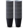 image:imageHanna K Signature Disposable Plastic Party Cups HeavyDuty 18 oz Gold Cups 50 CountBlack