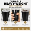 image:imageHanna K Signature Disposable Plastic Party Cups HeavyDuty 18 oz Gold Cups 50 CountBlack