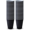 image:imageHanna K Signature Disposable Plastic Party Cups HeavyDuty 18 oz Gold Cups 50 CountBlack