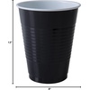 image:imageHanna K Signature Disposable Plastic Party Cups HeavyDuty 18 oz Gold Cups 50 CountBlack