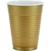 image:imageHanna K Signature Disposable Plastic Party Cups HeavyDuty 18 oz Gold Cups 50 CountGold