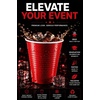 image:imageHanna K Signature Disposable Plastic Party Cups HeavyDuty 18 oz Gold Cups 50 CountRed