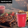 image:imageHanna K Signature Disposable Plastic Party Cups HeavyDuty 18 oz Gold Cups 50 CountRed
