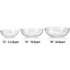 image:imageLillian Collection Stunning Clear Plastic Round Hammered Bowl  12 4 Pc  Unique Textured Design  Perfect for Parties amp Displays1