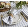 image:imageLillian Made in Italy ClothLike Disposable Tablecloth for Rectangle Tables 6 Pack  Premium Airlaid LinenFeel Table Cover Luxury Tablecloth for Parties Events amp Weddings Elegant Striped DesignBlue  White