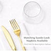 image:imageLillian Made in Italy ClothLike Disposable Tablecloth for Rectangle Tables 6 Pack  Premium Airlaid LinenFeel Table Cover Luxury Tablecloth for Parties Events amp Weddings Elegant Striped DesignWhite