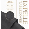 image:imageLillian Made in Italy ClothLike Disposable Tablecloth for Rectangle Tables 6 Pack  Premium Airlaid LinenFeel Table Cover Luxury Tablecloth for Parties Events amp Weddings Elegant Striped DesignBlack