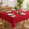 image:imageLillian Made in Italy ClothLike Disposable Tablecloth for Rectangle Tables 6 Pack  Premium Airlaid LinenFeel Table Cover Luxury Tablecloth for Parties Events amp Weddings Elegant Striped DesignBurgundy