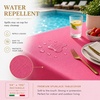 image:imageLillian Made in Italy ClothLike Disposable Tablecloth for Rectangle Tables 6 Pack  Premium Airlaid LinenFeel Table Cover Luxury Tablecloth for Parties Events amp Weddings Elegant Striped DesignPink
