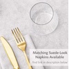 image:imageLillian Made in Italy ClothLike Disposable Tablecloth for Rectangle Tables 6 Pack  Premium Airlaid LinenFeel Table Cover Luxury Tablecloth for Parties Events amp Weddings Elegant Striped DesignPearl