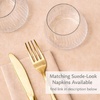 image:imageLillian Made in Italy ClothLike Disposable Tablecloth for Rectangle Tables 6 Pack  Premium Airlaid LinenFeel Table Cover Luxury Tablecloth for Parties Events amp Weddings Elegant Striped DesignIvory
