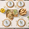 image:imageLillian Made in Italy ClothLike Disposable Tablecloth for Rectangle Tables 6 Pack  Premium Airlaid LinenFeel Table Cover Luxury Tablecloth for Parties Events amp Weddings Elegant Striped DesignCappuccino
