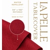 image:imageLillian Made in Italy ClothLike Disposable Tablecloth for Rectangle Tables 6 Pack  Premium Airlaid LinenFeel Table Cover Luxury Tablecloth for Parties Events amp Weddings Elegant Striped DesignBurgundy