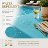 image:imageLillian Made in Italy ClothLike Disposable Tablecloth for Rectangle Tables 6 Pack  Premium Airlaid LinenFeel Table Cover Luxury Tablecloth for Parties Events amp Weddings Elegant Striped DesignBlue