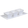 image:imageLillian Tablesettings Clear Plastic Square Bowls 8 oz Small Disposable Serving Bowls for Appetizers Desserts amp Dips Heavyweight BPAFree 20 Count 35 x 35 inWhite