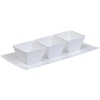 image:imageLillian Tablesettings Clear Plastic Square Bowls 8 oz Small Disposable Serving Bowls for Appetizers Desserts amp Dips Heavyweight BPAFree 20 Count 35 x 35 inWhite