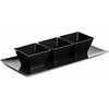 image:imageLillian Tablesettings Clear Plastic Square Bowls 8 oz Small Disposable Serving Bowls for Appetizers Desserts amp Dips Heavyweight BPAFree 20 Count 35 x 35 inBlack