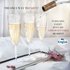 image:imageLillian Tablesettings Premium 16 Count Wine Glasses 8 oz Clear Hard Plastic 1Piece Disposable CupsChampagne Flutes  16 Count