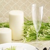 image:imageLillian Tablesettings Premium 16 Count Wine Glasses 8 oz Clear Hard Plastic 1Piece Disposable CupsChampagne Flutes  96 Count