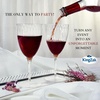 image:imageLillian Tablesettings Premium 16 Count Wine Glasses 8 oz Clear Hard Plastic 1Piece Disposable CupsWine Glasses  16 Count