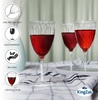 image:imageLillian Tablesettings Premium 16 Count Wine Glasses 8 oz Clear Hard Plastic 1Piece Disposable CupsWine Glasses  96 Count