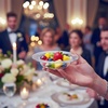 image:imageLillian Tablesettings Premium Quality Heavyweight Plastic Plates China Like Wedding and Party Dinnerware Plastic Plates 75 inch WhitePearlValue Pack 40 CountClear