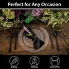 image:imageLillian Tablesettings Premium Quality Heavyweight Plastic Plates China Like Wedding and Party Dinnerware Plastic Plates 75 inch WhitePearlValue Pack 40 CountClear