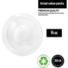 image:imageLillian Tablesettings Premium Quality Heavyweight Plastic Plates China Like Wedding and Party Dinnerware Plastic Plates 75 inch WhitePearlValue Pack 40 CountWhite Pearl