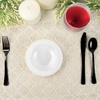 image:imageLillian Tablesettings Premium Quality Heavyweight Plastic Plates China Like Wedding and Party Dinnerware Plastic Plates 75 inch WhitePearlValue Pack 40 CountWhite Pearl
