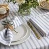 image:imageLinenFeel Disposable Dinner Napkins Made in Italy ClothLike AirlaidBlue